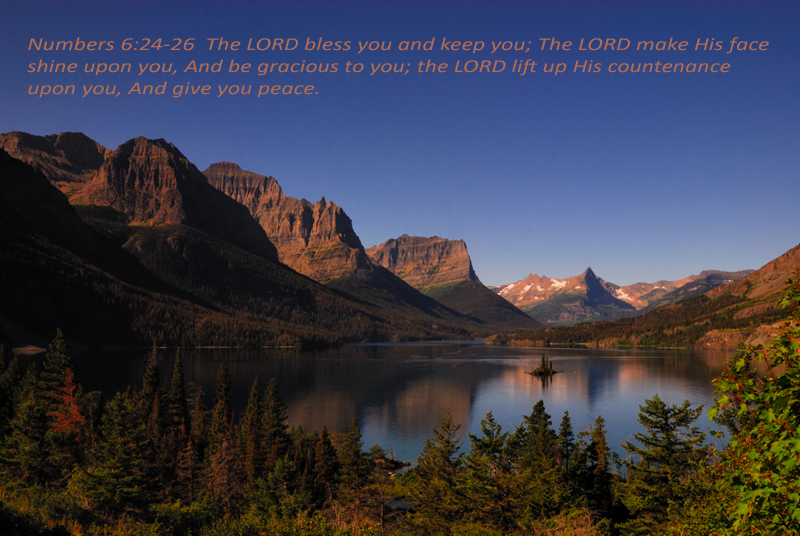 St. Mary Lake with Numbers 6:24-26