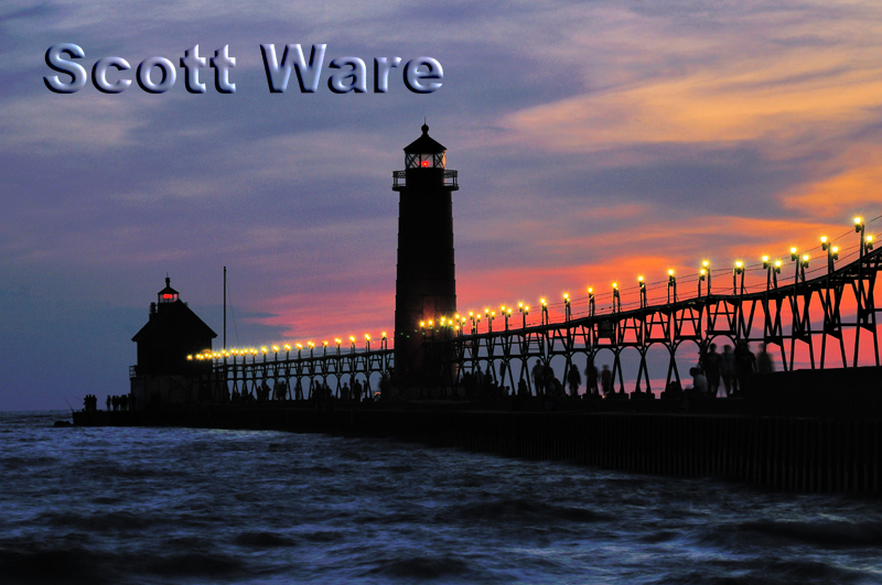 Lake Michigan, Grand Haven Lighthouse